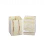 Candlesticks and candle holders - Zana Candle Holder – Alabaster Stone - handcrafted, Set of 2 - Square - MAISON ZOE