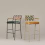 Chairs - Natiya Bar Chair Metal and Classic Weave Anthracite - NA'LAGO