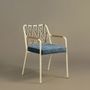 Chairs - Natiya Metal and Classic Blue Weave Chair - NA'LAGO