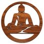 Wireless lamps - Wooden magnetic panel Buddha - ARABESK