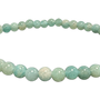 Bracelets - Peruvian Amazonite Bracelet With 4-5mm Beads - ARABESK