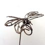 Decorative objects - Dragonfly Garden Spike Openwork Wings Recycled Metal - TERRE SAUVAGE