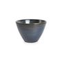 Platter and bowls - Bowl 10xH7cm conical dark blue Cirro - BONBISTRO