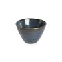 Platter and bowls - Bowl 10xH7cm conical dark blue Cirro - BONBISTRO