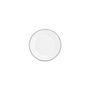 Everyday plates - Dinner plate 24cm black rim Basic White - BONBISTRO