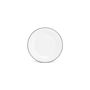 Assiettes au quotidien - Assiette plate 27cm black rim Basic White - BONBISTRO