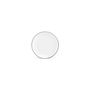 Everyday plates - Dinner plate 20.5cm cut black rim Basic White - BONBISTRO