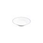 Everyday plates - Deep plate 23xH4cm blue rim Basic White - BONBISTRO