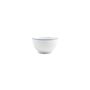 Platter and bowls - Bowl 14xH8cm blue rim Basic White - BONBISTRO