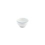 Platter and bowls - Bowl 14xH8cm blue rim Basic White - BONBISTRO