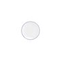Everyday plates - Dinner plate 20.5cm blue rim cut Basic White - BONBISTRO