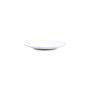 Everyday plates - Dinner plate 24cm blue rim cut Basic White - BONBISTRO