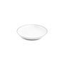 Everyday plates - Deep plate 27xH4cm blue rim cut Basic White - BONBISTRO