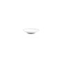 Platter and bowls - Mocha saucer 12.5cm blue rim Basic White - BONBISTRO