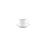 Mugs - Mug 20cl blue rim Basic White - BONBISTRO