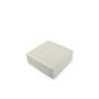 Formal plates - Serving plate 16x16xH5cm white Roche - CHIC