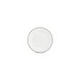 Everyday plates - Dinner plate 20cm green rim Basic White - BONBISTRO