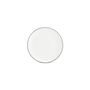 Assiettes au quotidien - Assiette plate 24cm coupe green rim Basic White - BONBISTRO