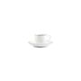 Mugs - Mocha cup 10cl green rim Basic White - BONBISTRO