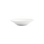 Assiettes au quotidien - Assiette creuse 23xH4cm burgundy rim Basic White - BONBISTRO