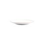 Assiettes au quotidien - Assiette plate 24cm coupe burgundy rim Basic White - BONBISTRO