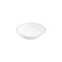 Plats et saladiers - Bol 21xH4cm coupe burgundy rim Basic White - BONBISTRO