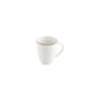 Tasses et mugs - Chope 38cl burgundy rim Basic White - BONBISTRO