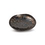 Formal plates - Deep plate 20xH4cm gold flaked Nobile - CHIC