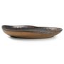 Assiettes de réception - Assiette creuse 35x23xH5cm gold flaked Nobile - CHIC