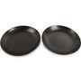 Formal plates - Deep plate 24,5xH4cm black Ceres - FINE2DINE (F2D)