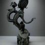 Sculptures, statuettes et miniatures - Maternite Tikar en Bronze, Cameroun - QUINTESSENCE AFRICAINE