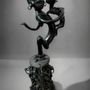 Sculptures, statuettes et miniatures - Maternite Tikar en Bronze, Cameroun - QUINTESSENCE AFRICAINE
