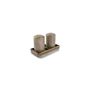 Plats et saladiers - Plat à servir 12x6cm grey Ceres - FINE2DINE (F2D)