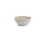 Platter and bowls - Bowl 10xH4cm nuance white Lotus - S|P COLLECTION