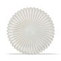 Assiettes de réception - Assiette plate 25cm nuance white Lotus - S|P COLLECTION