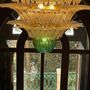 Suspensions - Vintage Crystal Glass Ceiling Chandelier Palme - BOTTEGA VENEZIANA