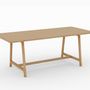 Dining Tables - Minimalist Frame Table for Timeless Gatherings - OAK - MOR