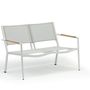 Lawn sofas - POLO 2 seater garden sofa - COUTURE JARDIN