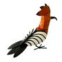 Decorative objects - Recycled Metal Hoopoe Sculpture 23cm - TERRE SAUVAGE