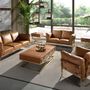 Sofas - Camel leather 2 seater sofa - ANGEL CERDÁ