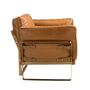 Armchairs - Camel leather armchair - ANGEL CERDÁ