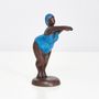 Sculptures, statuettes and miniatures - Bronze sculpture " Bobaraba plongeuse"| by Soré | 19cm 1kg - MOOGOO CREATIVE AFRICA