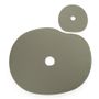 Dessous de plat - Set de table et dessous de verre en cuir, vert olive I MILLSTONES - NAMUOS