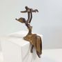 Sculptures, statuettes and miniatures - Woman Bronze Sculpture " Plongeuse" - MOOGOO CREATIVE AFRICA