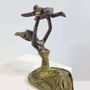 Sculptures, statuettes and miniatures - Woman Bronze Sculpture " Plongeuse" - MOOGOO CREATIVE AFRICA