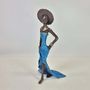 Sculptures, statuettes and miniatures - Bronze sculpture\" Elegant woman with hat\” by Soré - MOOGOO CREATIVE AFRICA