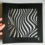 Decorative objects - Black Paper Cut — Handmade Cutting - WAVES - LUMBRA BY PELLAS