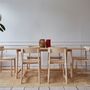 Kitchens furniture - The Minimalist Modern FRAME Chair in OAK Wood - MOR