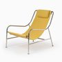 Deck chairs - Minimalist Outdoor Lounge Chair - LISBOA - MOR DESIGN