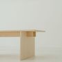 Dining Tables - Minimalist  Table in Ash Wood - BASE - MOR DESIGN